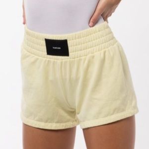 *TALENTLESS WOMEN LEMON TONIC BOXING SHORTS SZ:M/L